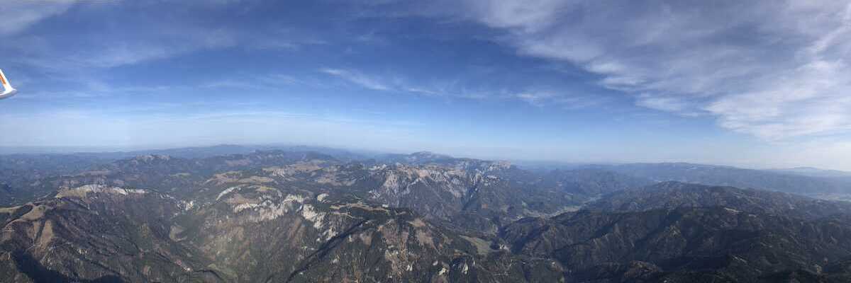 Flugwegposition um 12:19:42: Aufgenommen in der Nähe von Mürzsteg, Österreich in 2498 Meter